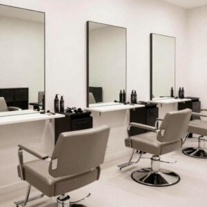Salon table and chairs