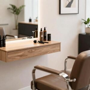 Salon table and chairs