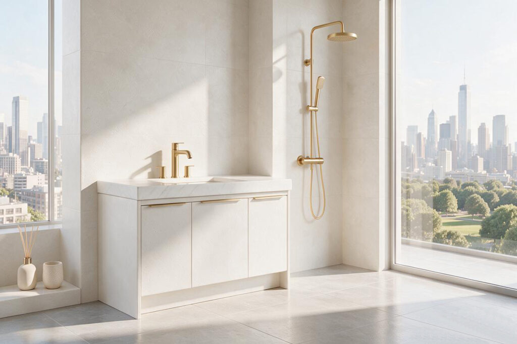 Modern bathroom fixtures for residential projects